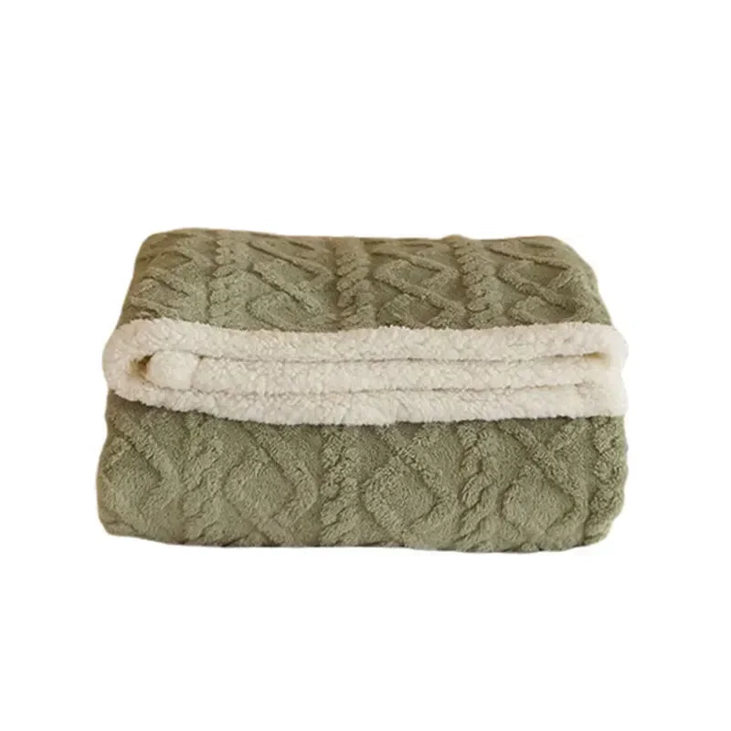 LunaWool Luxury Winter Blanket – Natural Warmth & Soft Comfort