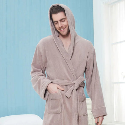 Velano Winter Robe – Unisex Plush Double-Lined Comfort
