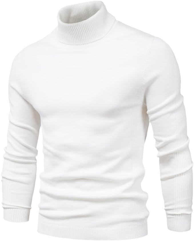 Arven Turtleneck Sweater – Men’s Luxury Cotton Blend Knit