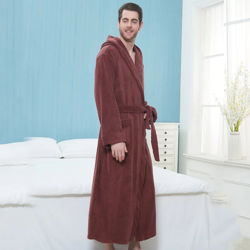 Velano Winter Robe – Unisex Plush Double-Lined Comfort