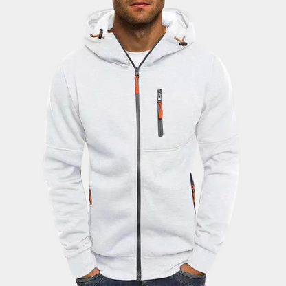 Draven Zip Hoodie – Men’s Sporty Full-Zip Sweatshirt