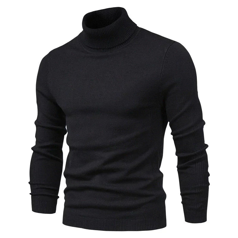 Arven Turtleneck Sweater – Men’s Luxury Cotton Blend Knit