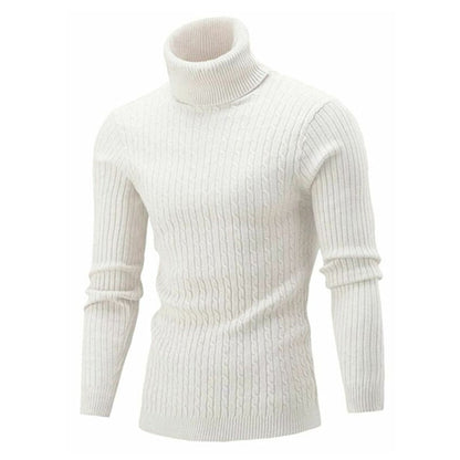 Arven Turtleneck Sweater – Men’s Classic Ribbed Knit