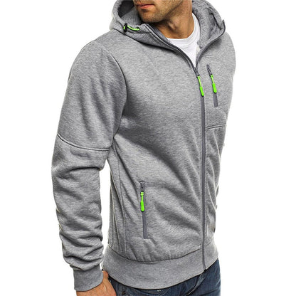 Draven Zip Hoodie – Men’s Sporty Full-Zip Sweatshirt