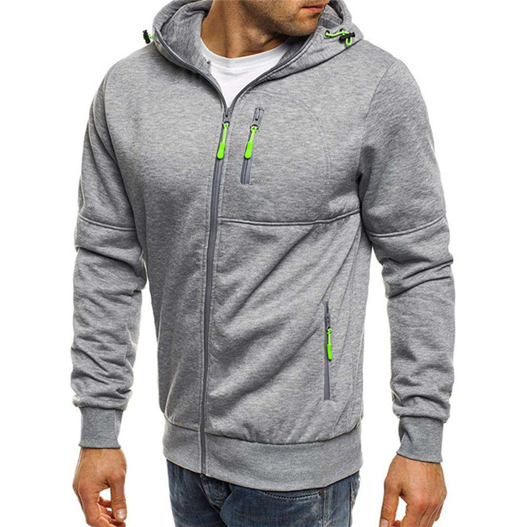 Draven Zip Hoodie – Men’s Sporty Full-Zip Sweatshirt