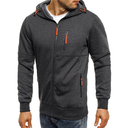 Draven Zip Hoodie – Men’s Sporty Full-Zip Sweatshirt