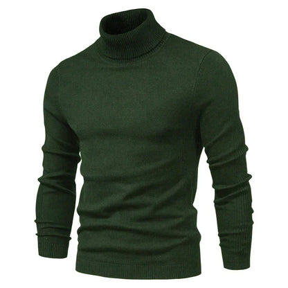 Arven Turtleneck Sweater – Men’s Luxury Cotton Blend Knit