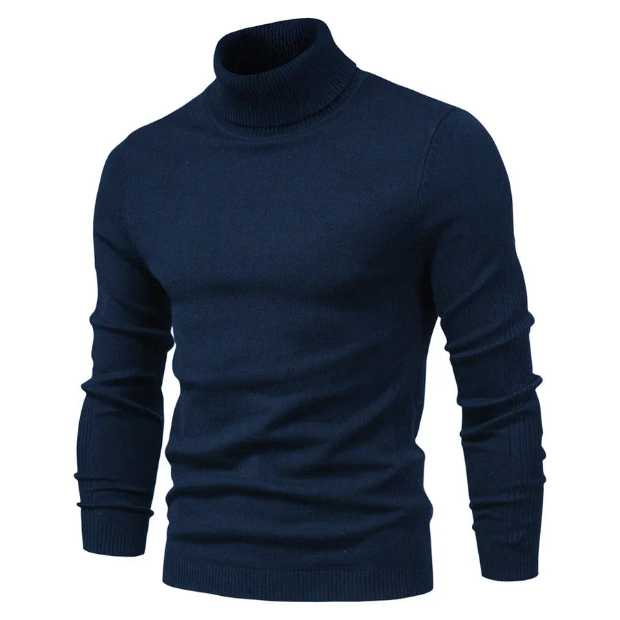 Arven Turtleneck Sweater – Men’s Luxury Cotton Blend Knit